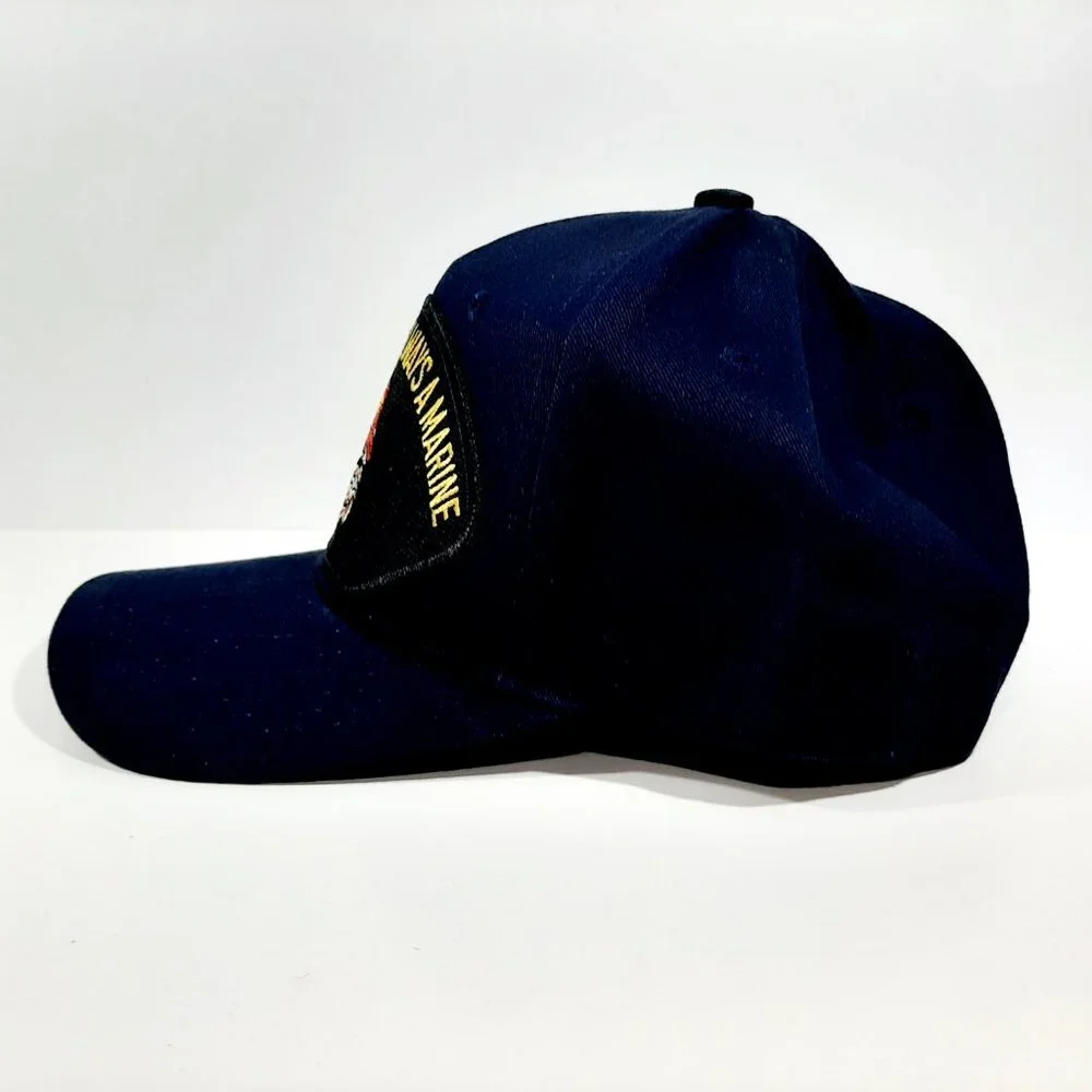 U.S.Marines Once A Marine Embroidered Patch Hat Ba